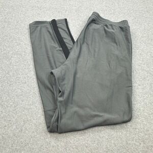 Under Armour Fitted Track Pants Zipper Leg Athletic Gray‎ XL
